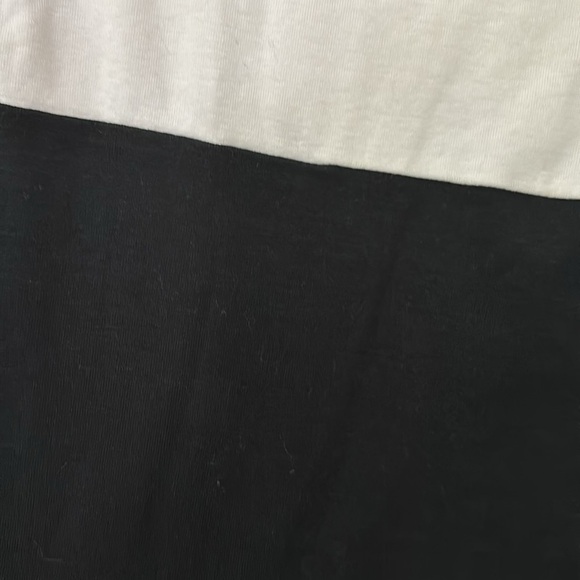 Women’s Lauren Ralph Lauren Colorblock 3/4 Sleeve Blouse Black & White Size XL - Picture 3 of 6